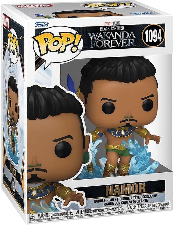FUNKO POP! MARVEL: Black Panther - Wakanda Forever - Namor [SAMLAROBJEKT] Vinylfigur USA import