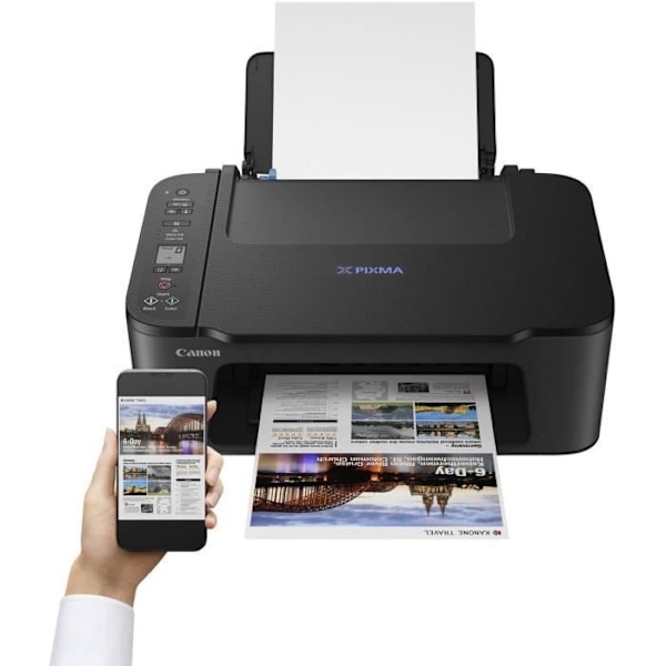 Multifunktionsprinter - CANON PIXMA TS3450 - Blækstråle - Farve - WIFI - Sort