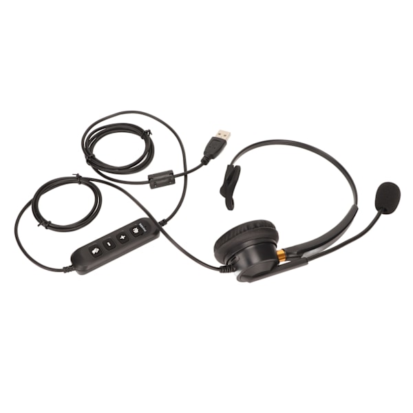 ENC Telefon Headset Aktiv Brusreducering Singel Öra Service Headset för Telemarketing Kundservice