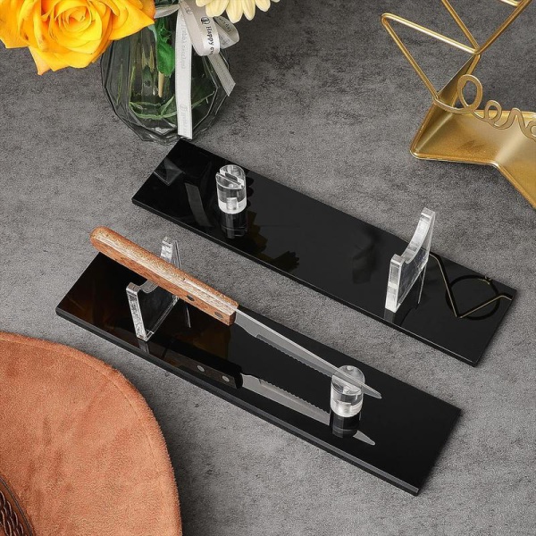 Knivar Displayhållare Knivar Display Med stödram Black