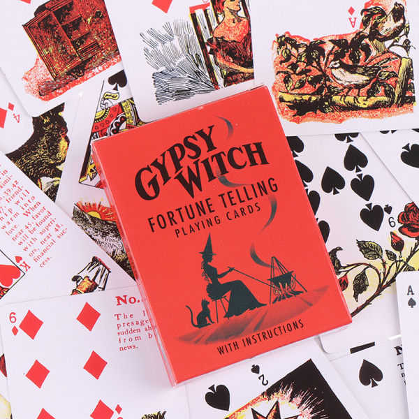 Gypsy Witch Fortune Taling Tarot Oracle Card Prophecy Divinati Multicolor Multicolored one size