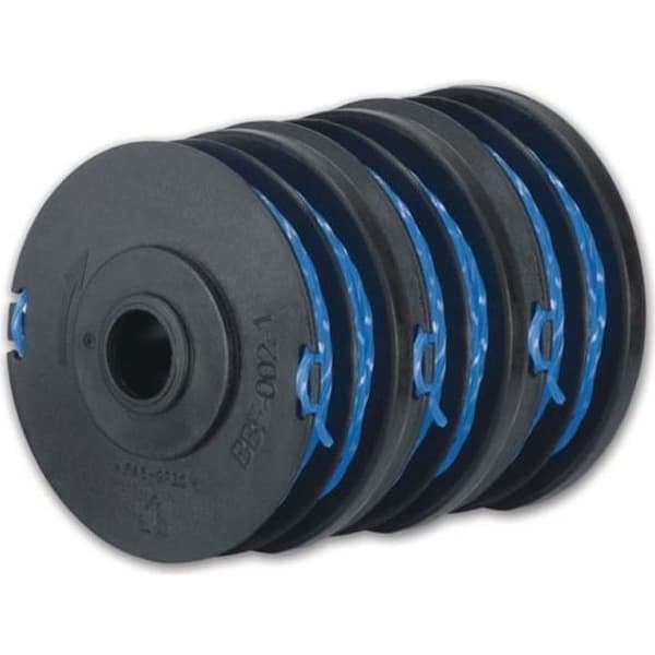 Sett med 3 doble trådspoler diameter 1,65 mm for RAC123 elektriske trimmere (BT)
