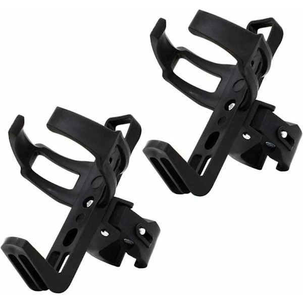 Justerbar flaskeholder, for landeveissykler/terrengsykler, aluminium 360° Ro