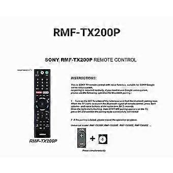 RMF-TX200P För Sony 4K Android Röst Bluetooth TV Fjärrkontroll RMF-TX500E
