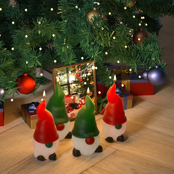 Julelysestøbeform Form Faceless Gnome Lysestøbeform Aromaterapi Form Faceless Gnome Forme 0.11 Style 1