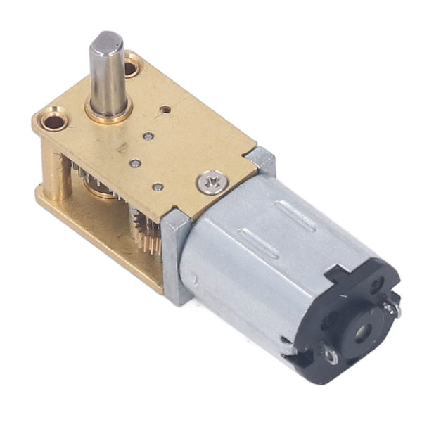 12V kiinteä pohja DC-vaihdemoottori Yksiakselinen harjattu suuri vääntömomentti Madonvaihdemoottori 7,5 mm 16 RPM (1:1016 vähennysvaihde)