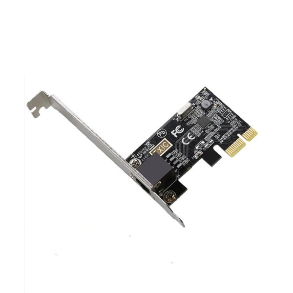 1000 Mbps PCIE til RJ45 netværkskort RJ45 PCI Express-konverter Black