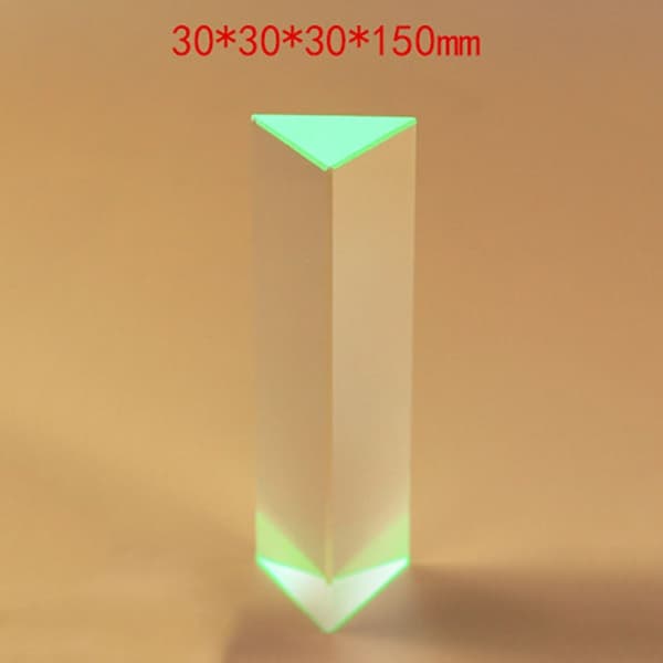 Optisk glass trekantet prisme Krystall optiske prismer