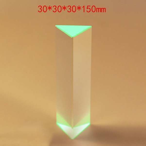 Optiskt glas triangulärt prisma Kristall optiska prismor