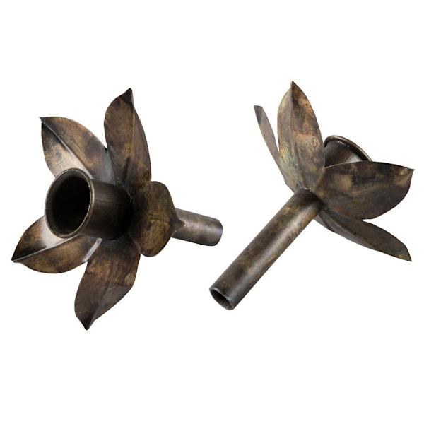 Kynttilänjalka pulloille 4 kpl{BT} Brun brown