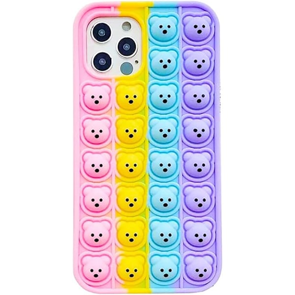 Pop It iPhone 7/8-fodral med fidget-leksaker