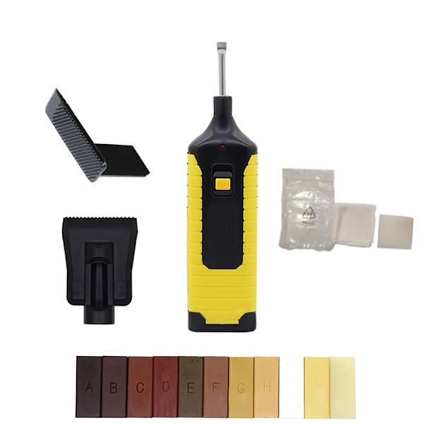 Wood Floor Furniture Repair Kit Electric Wax Melting Pen and Repair Wax Surface Crack Quick and Easy Solution