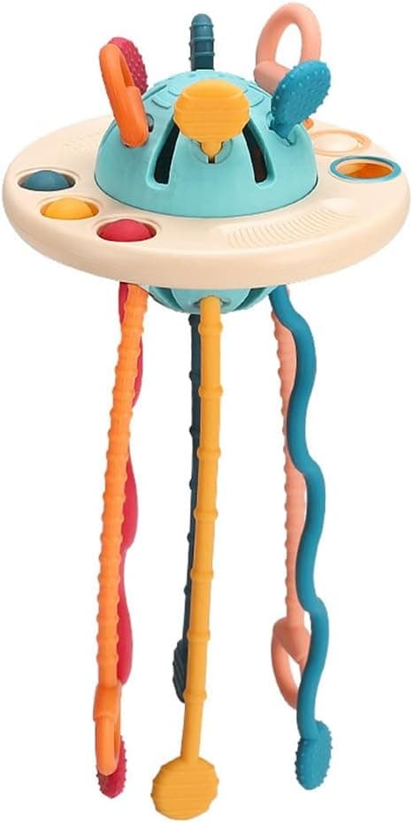 Baby Silikon Dragsko Interaktiv Leksak Montessori