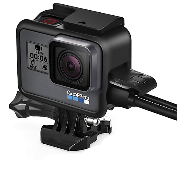 Gopro tilbehør beskyttende ramme etui kamerahus etui til Gopro Hero2018 Hero5 6 Hero 7 Black actionkamera（ramme）