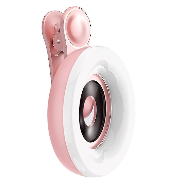 Led-telefonlinse Selfie-ringlys Mobiltelefon Fyldlys Hd Makro Justerbar Lampe Skønhedsringlys Go