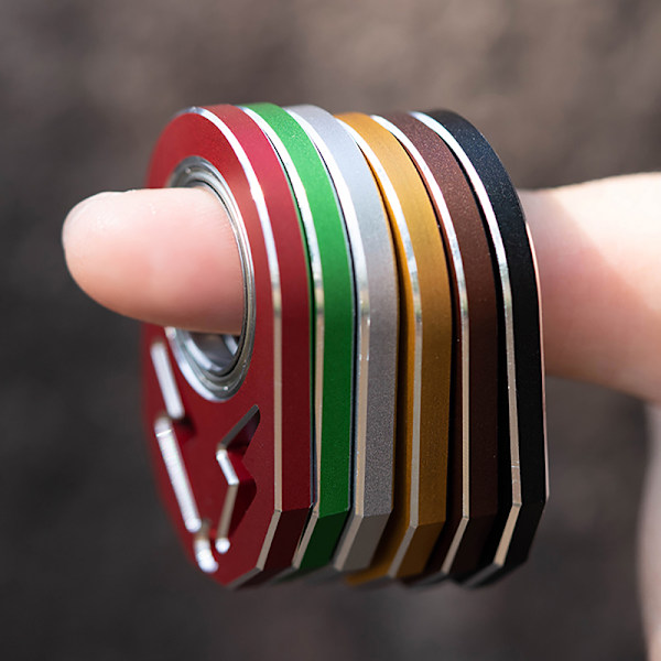 Nøglering Spinner Metal Fidget Legetøj Spindende nøglering Ed