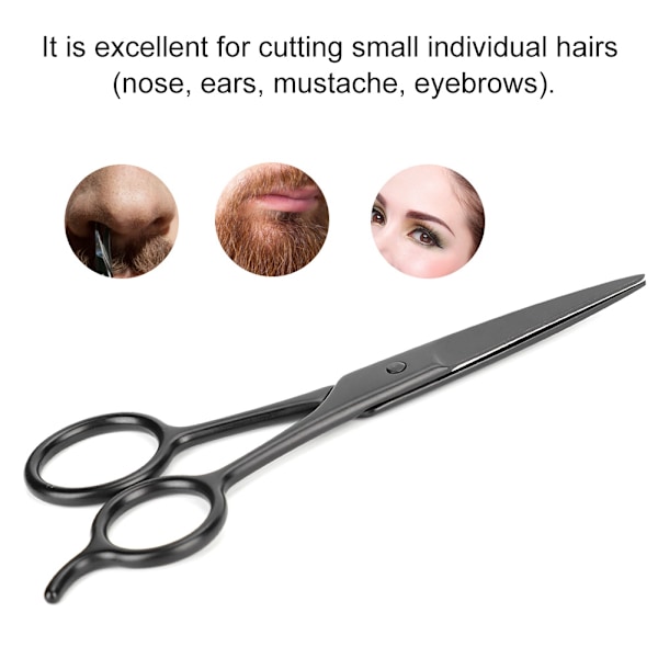 Sax för ansiktshår Frisörsaxar Ögonbrynssaxar Barber Kosmetisk Makeup Hårsaxar Trimmingverktyg 0.1