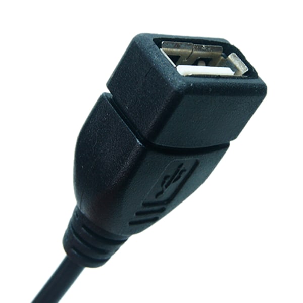 DC-DC-konvertermodul 12V til 5V USB-udgangseffekt 3A POWER Black