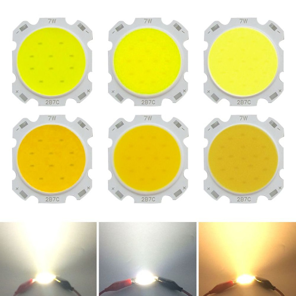 LED Kilde Chip Lysdiode HVIT 7W 7W hvit[qb] white 7W-7W