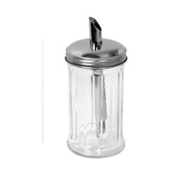 Vintage sukkerrør 300 ml - riflet glass og rustfritt stål