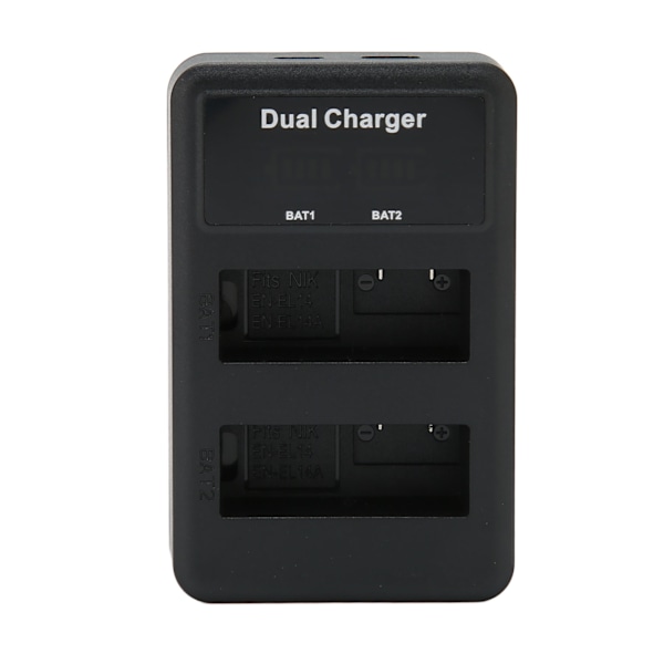 USB-kamerabatterioplader til EN EL14 EN EL14A-batteri til D5300 D3200 D5200 D3400 D5600 D3500 D3300 D3100-kamera