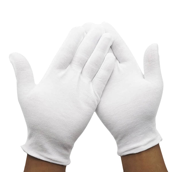 Par af åndbare bomuldshandsker / Hudpleje / hudpleje 6 par 6Pair One size