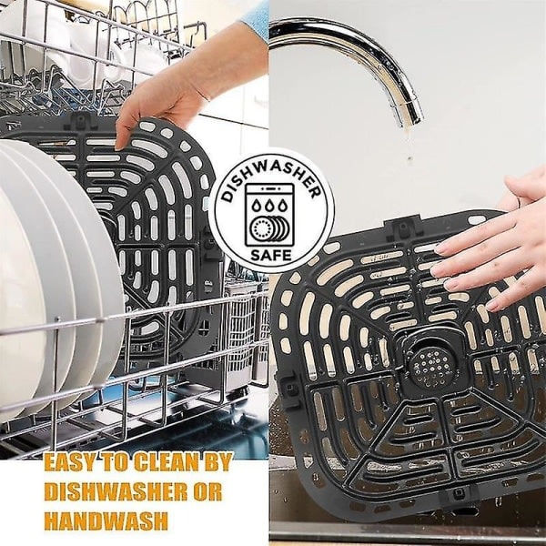Airfryer Kurv Erstatningsrist for Instant Vortex Plus 6qt Airfryer Airfryer Deler Sprø Stekeplate Frityrtilbehør[qb]