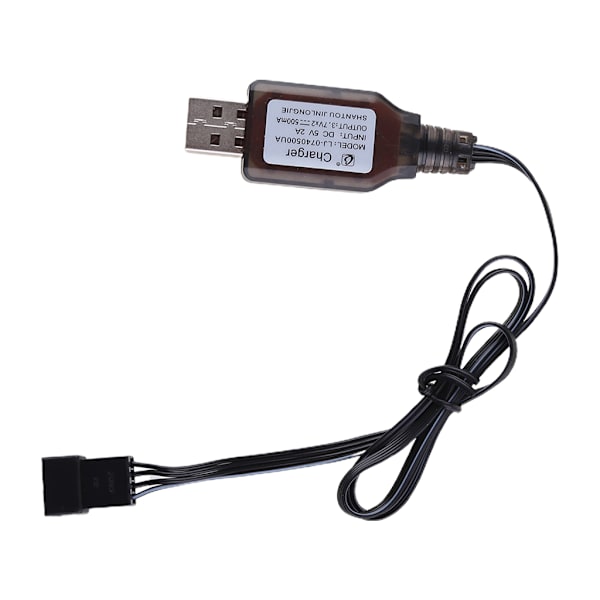 7,4V batteri SM-4P USB-kabeloplader RC kraftig båd speedbåd R/C legetøj