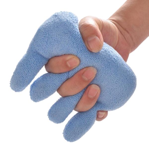 Handkontrakturkudde Handflata Grepp Fingerträning Enhet Finger Lätt gr Light green one size