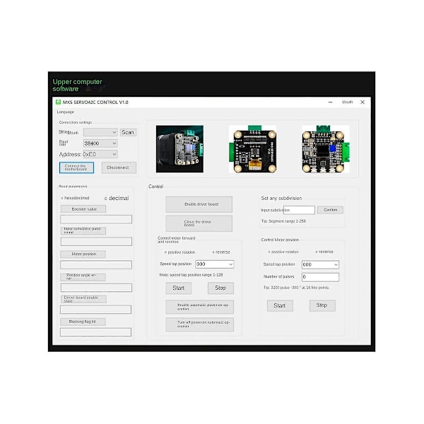 Mks Servo42c Pcba Steppermotor 32-bit Arm Servo Slutna Slinga Smt32