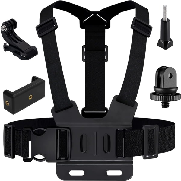 Sele för GoPro, 5-i-1 för GoPro Accessories Kit, kompatibel med