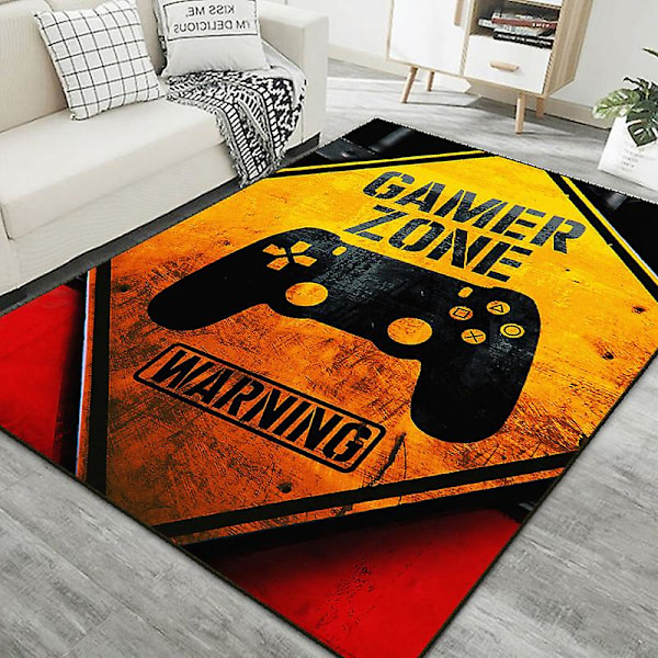 Lekematte for gutter med spillkontroller, sklisikker 3D-lekematte kompatibel med lekerom -ES C[qb] C 80*120cm