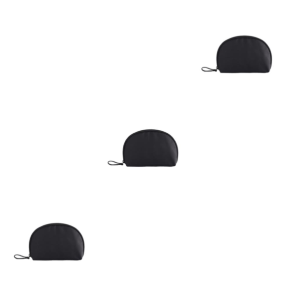 1/2/3 kompakt, slitesterk og langvarig sminkepung for alle sorte black 3PCS