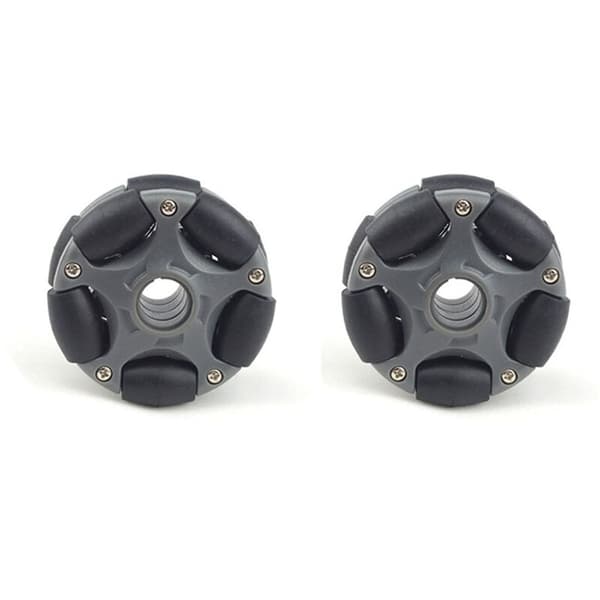 2 st Serie 58mm Plast Omnihjul för Robot Servo Omnihjul 14135