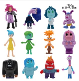 Hot-sælgende Brain Team 12-pak Action Figur Sæt | Special Task Force Kagepynt og Biltilbehør, den Perfekte Gave til Fans//12 modeller 12 models