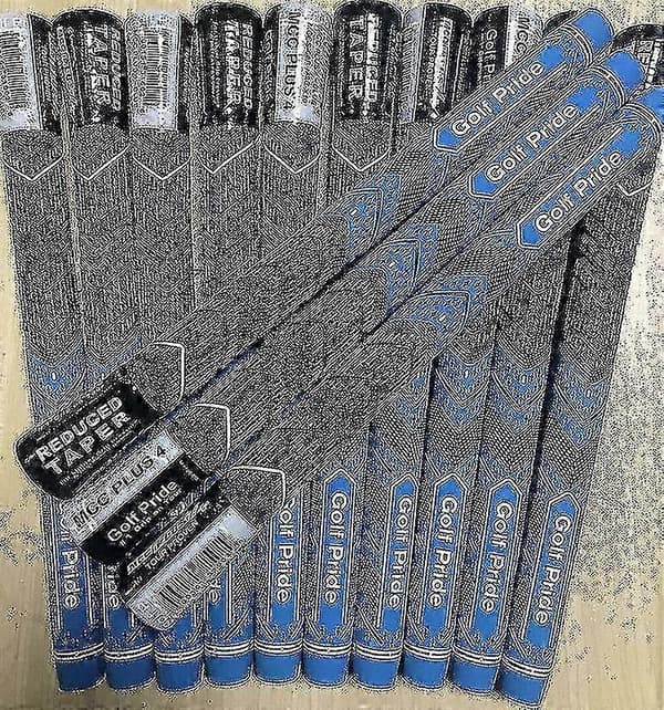 10 stk. Golf Pride MCC Plus 4 Standard Størrelse Golfgreb ytswq Blue