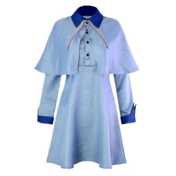 Trollkarlsskola Häxa Fleur Isabelle Delacour Beauxbaton Magi Cosplay Kostymer Hatt Kvinnor Skoluniform Kläder Mössa Halloween-i Utan Mössa Without Cap M