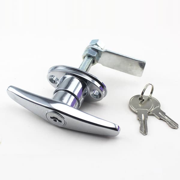 Krydsgreb - Garagelås - Garagelåsbart håndtag -, Med 2 nøgler