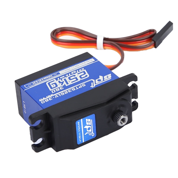 1500μs/ 330hz 360 Kontinuerlig Rotation SPT5525LV-360 25KG Digital Servo RC Robot