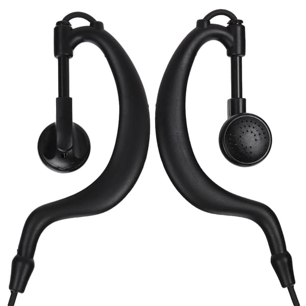 Hoved 120cm bærbar Walkie Talkie HD Headset Støjreducerende Intercom Hovedtelefon Sort