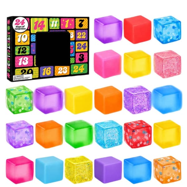 Halloween Squeeze Toy Blind Box 12 st, Långsam Återhämtning Stresslindring Nedräkningskalender Ocean 13pcs