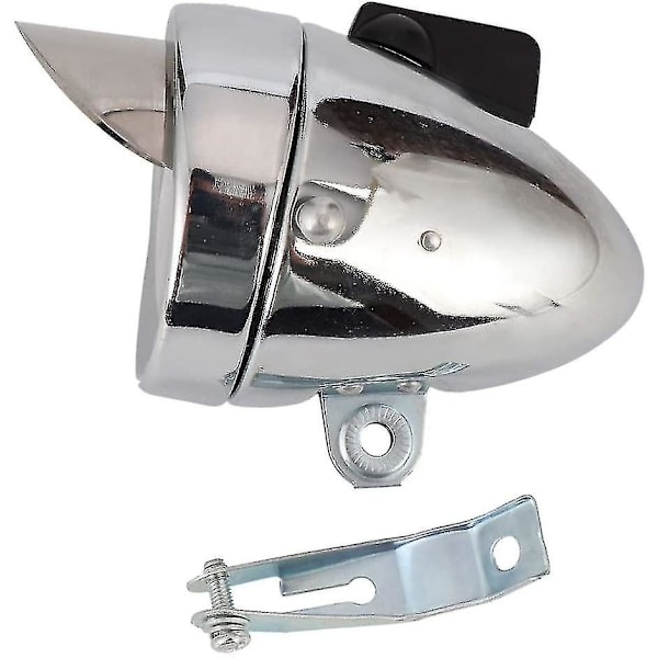 Retro Super Bright Led Cykel Forlygte Krom Visir