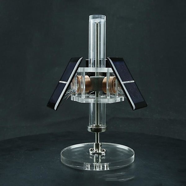 Hög hastighet trippel solpanel vertikal magnetisk levitation modell borstlös motor kit Mendocino Scien