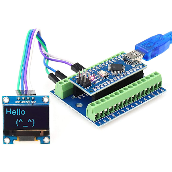 3 st Nano skruvterminaladapter sköld expansionskort Nano V1.0 AVR AU-modul för Arduino