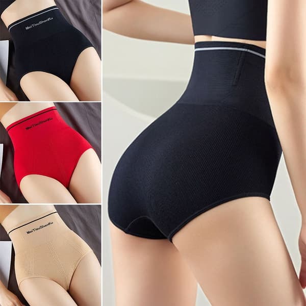 Högmidjade Tights med Butt Lifting Effekt M Svart[BT} Black M