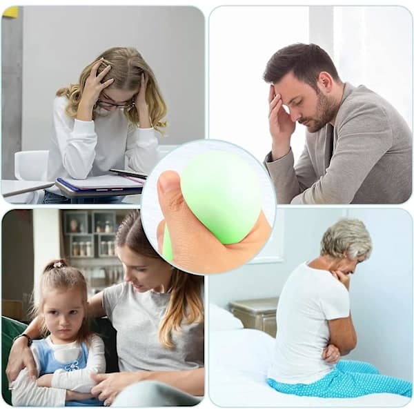 4 stk. Mini Dumpling Squishy, Dumpling Stressbold Fidget Legetøj Dampet Fyldt Bolle Klemme Stressaflastende Legetøj, Dejbolde Squishy Dumpling Fidget (BT)
