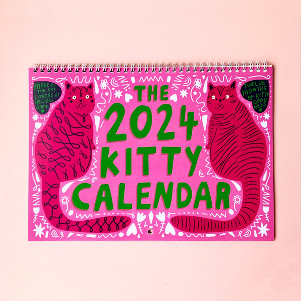 2024 Kitty-kalender | 2024 Väggkalender | Kattkalender | 2024 Väggplanerare 2024