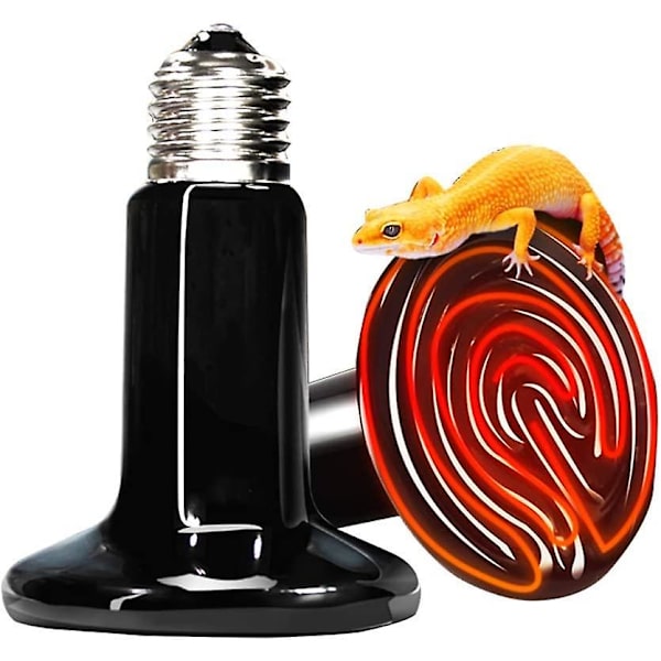 2 pakker 50w krybdyr varmelamper