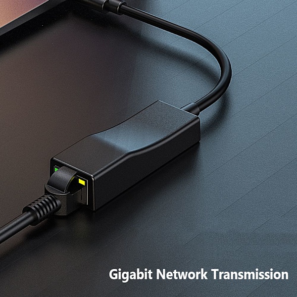 Ethernet-sovitin Type-C - RJ45 USB 3.1