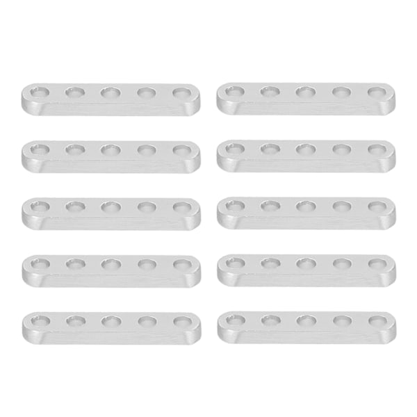 10 stk. flade lige beslag Fiksering af aluminium 4 X 8 mm Forbind lige beslag til robotudstyr3102-0005-0040